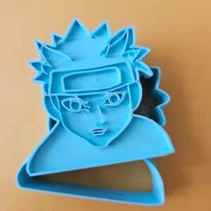 Anime Ninja Cookie Cutter & Stamp – Inspired by Naruto – 3” and 4.75” Sizes