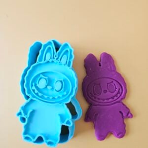 Forest Monster Cookie Cutter & Stamp – Labubu-Inspired Design3" and 4.75" Sizes – Stamp or Imprint (Copy)