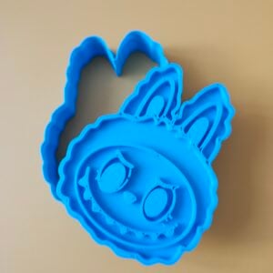 Labubu Head Cookie Cutter & Stamp – Labubu-Inspired Design3" and 4.75" Sizes – Stamp