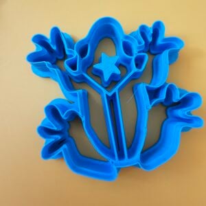 Coquí with Puerto Rico Flag Cookie Cutter & Stamp – Cultural Party Favor or Gift- Puerto Rico Collection