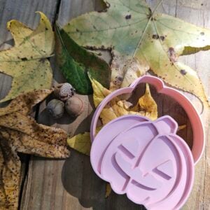 Halloween Pumpkin Cookie Cutter – Jack-o’-Lantern Design – 3” and 4.75” Sizes