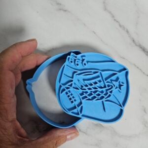 Puerto Rico Super Celebration Cookie Cutter & Stamp – Cultural Sports Design – 3” and 4.75” Sizes