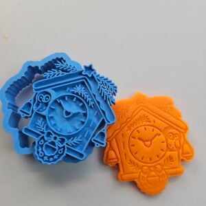 Cuckoo Clock Cookie Cutter & Stamp – Classic Design – 3” and 4.75” Sizes