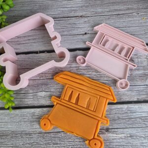 Piragua Cart Cookie Cutter & Stamp – Puerto Rico Series. Puerto Rican Culture