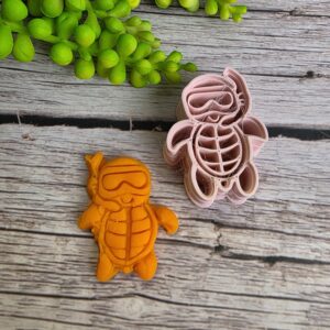 Snorkel Turtle Clay Cutter| Polymer Clay Cutter| Jewelry Cutter